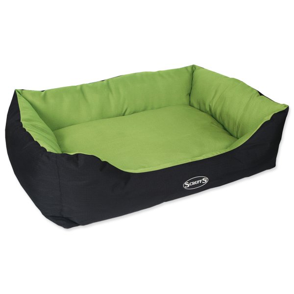 Pelíšek SCRUFFS Expedition Box Bed limetkový XL