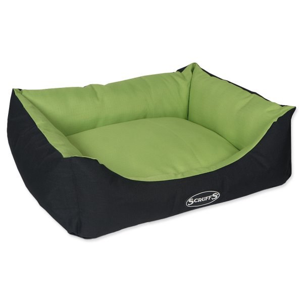 Pelíšek SCRUFFS Expedition Box Bed limetkový M