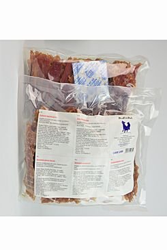 Want Dog poch. Sušené kachní Jerky Plátky 500 g