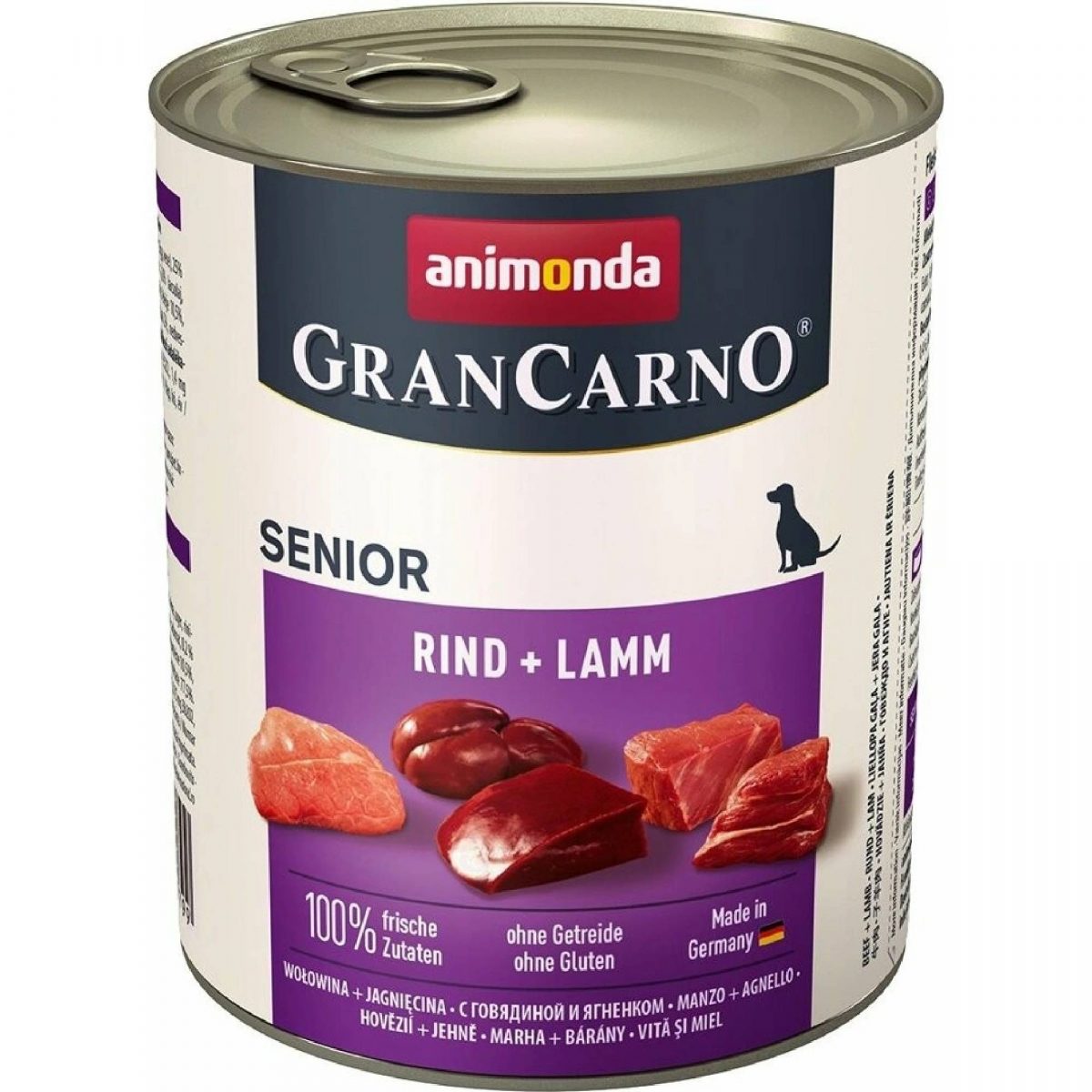GRANCARNO Senior - telecí, jehněčí 800 g