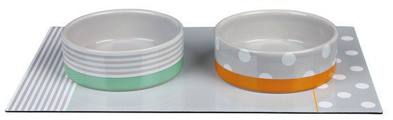 Edice 40, sada misek s prostírkou 2x0,8l/16cm/43x28cm