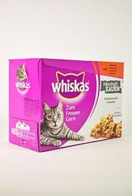 Whiskas kapsa Gusto tmavé maso 12x85g