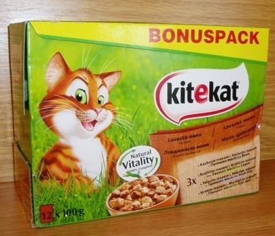 Kitekat kapsa Lovecké menu 12x100g