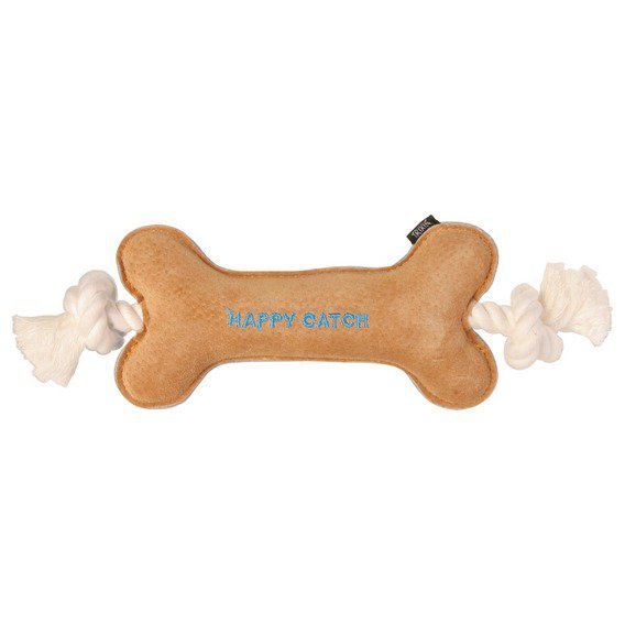 Happy Catch Ball - kož.kost s bavl. uzlíky 30 cm TRIXIE