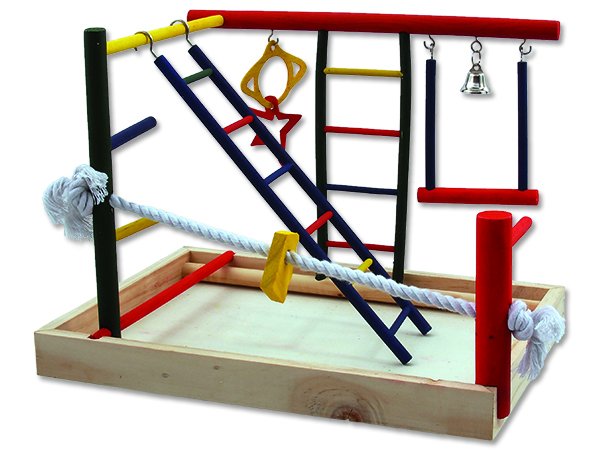 Hračka BIRD JEWEL Hřiště pro ptáky 35,5x25,5x27cm