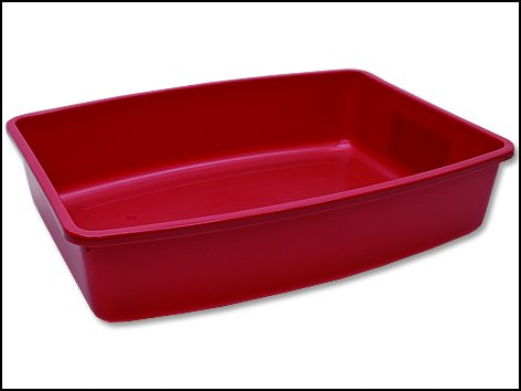 Toaleta Jumbo 55*43*12cm červená