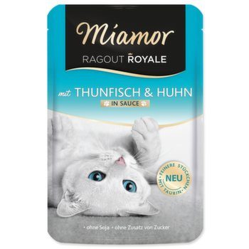 Kapsička MIAMOR Ragout Royale tuňák + kuře ve šťávě 100g