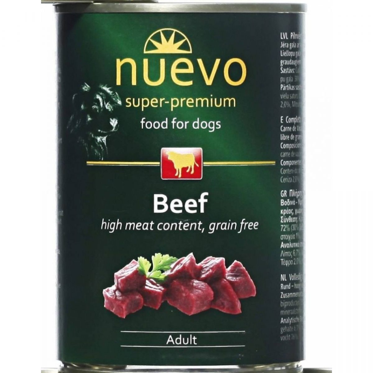 Nuevo pes adult Hovězí konz. 400g