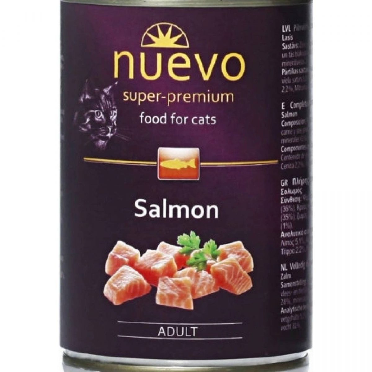 Nuevo kočka adult Losos konz. 400g