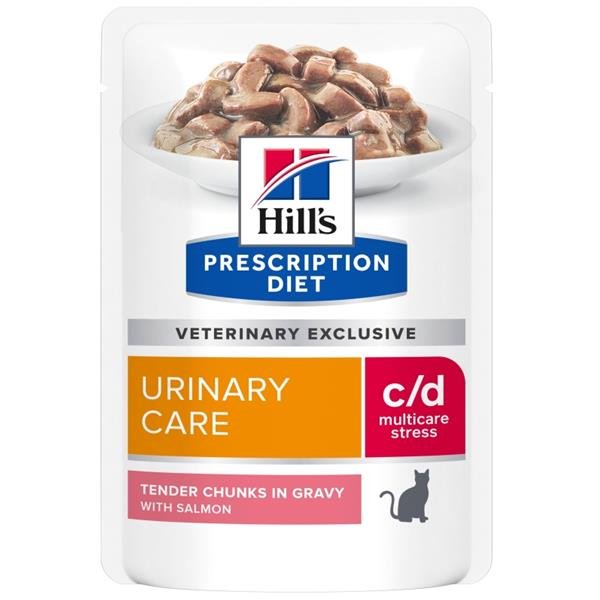 Hills Prescription Diet Feline C/D kaps. Salmon Urinary Stress 12 x 85 g