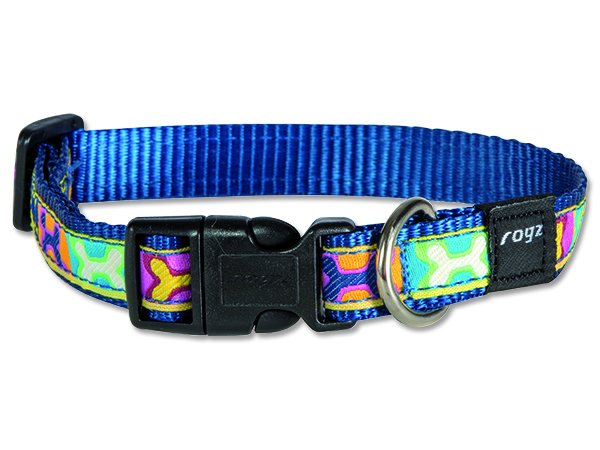 Obojek ROGZ Fancy Dress Pop Art M 26 - 40 / 1,6 cm