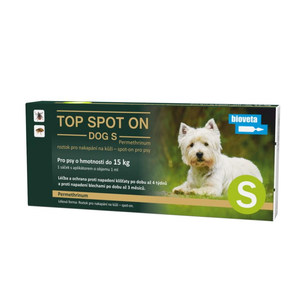 Bioveta Top Spot On Dog S do 15kg 1x1ml