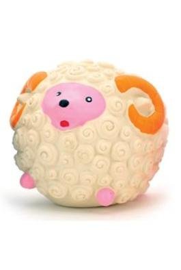 Hračka Pes Latex Ovečka Sheep in Ball, Béžov, 7cm Lill