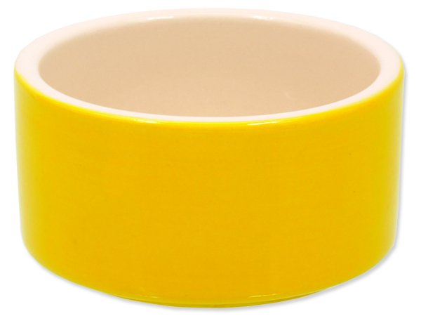 Miska SMALL ANIMAL keramická pro králíky žlutá 10 cm