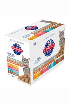 Hill´s Feline kapsa Adult Young Sterilised Mix 12x85g