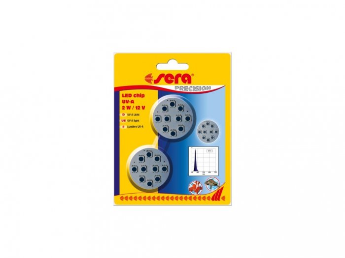 sera LED chip UV-A 2 W / 12 V 2 ks