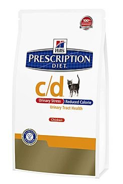 Hill´s Fel. C/D Dry Urinary Stress Red. Calorie 8kg