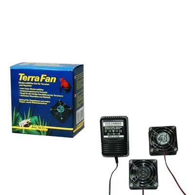 Lucky Reptile Terra Fan Set A/C adaptér + 2 ventilátory