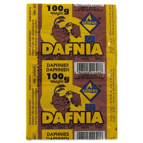 Krmivo mražené Daphnia 100 g (dafnie,daphnie)