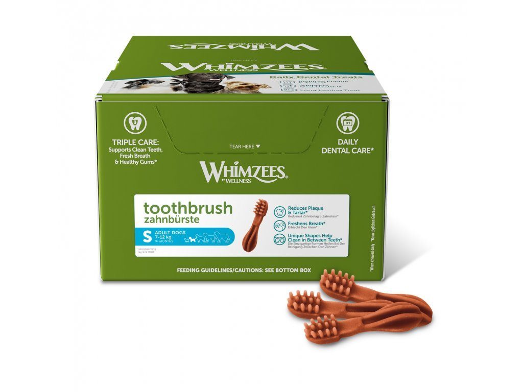 WHIMZEES Toothbrush Star S 8,6cm/15g box 150ks