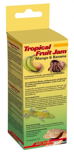 Lucky Reptile Tropical Fruit Jam - Mango & Banán 100 ml