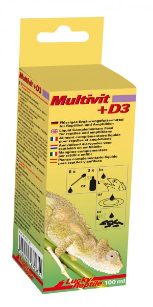 Lucky Reptile Multivit+ D3 100 ml