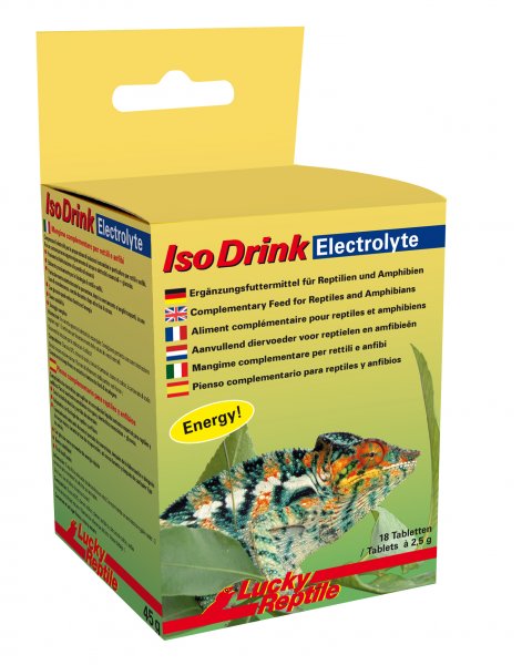 Lucky Reptile Iso Drink Electrolytes 45g - glukoza
