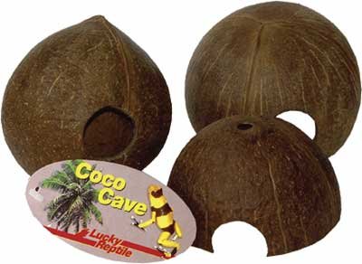 Lucky Reptile Coco Cave 1/2 skořápky cca. 10-14 cm