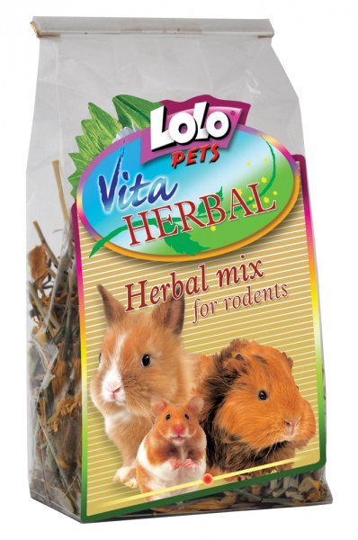 LOLOPets VITA HERBAL bylinkový mix pro hlodavce 40g
