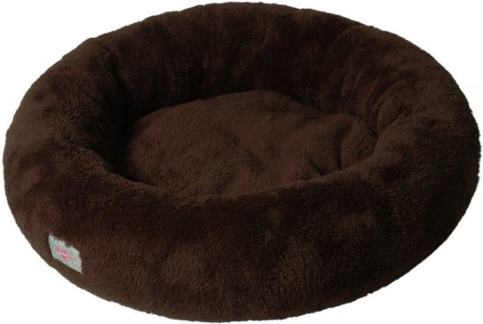 Pelech Amélie plyš kulatý 80cm  Hnědá  A21