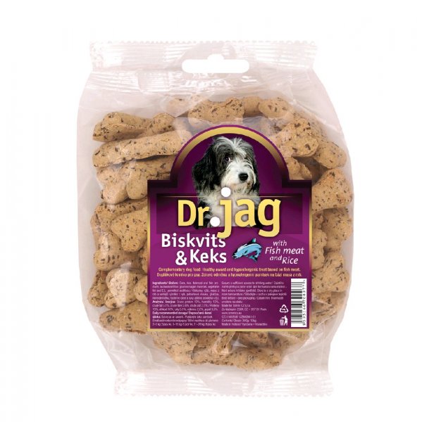 Dr. Jag Biskvits Fish and Rice 300g