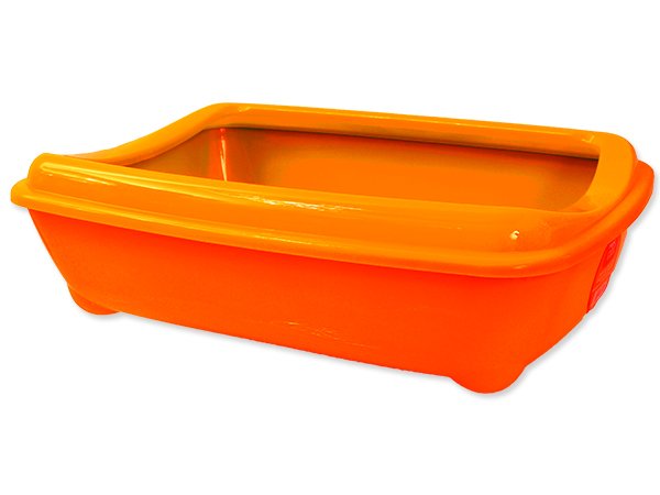 Toaleta MC Economy s okrajem 42x31x13cm oranžová