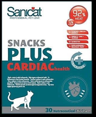 Sanicat snack cardiac 30ks