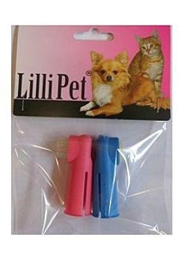 Lillipet Kartáček zubní na prst Single, pár 2ks