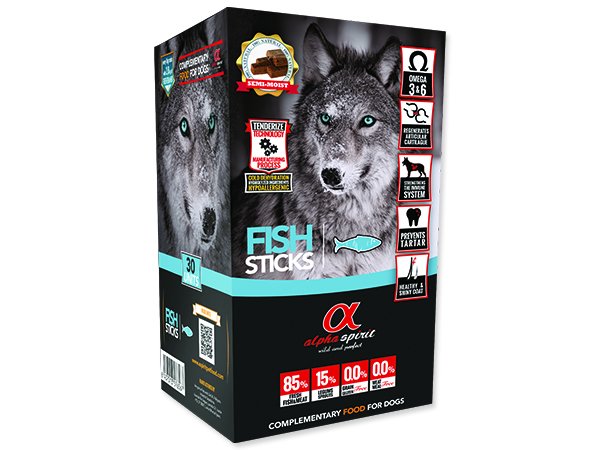 Alpha Spirit Dog Fish Sticks 30 ks