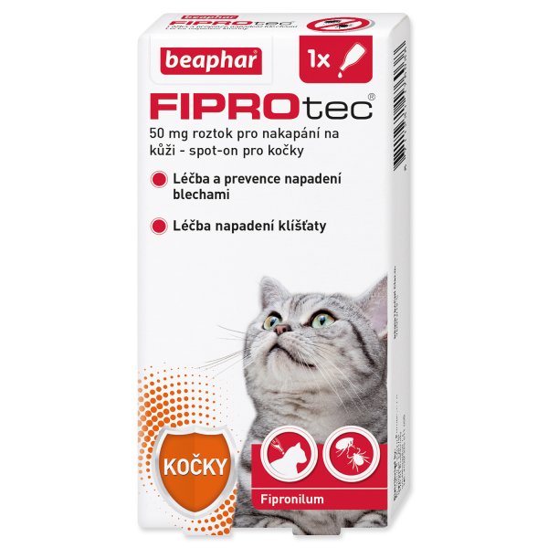 Beaphar Spot On Fiprotec pro kočky od 1 kg