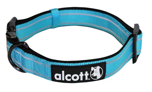 Obojek Alcott reflexní modrá S 25-35cm
