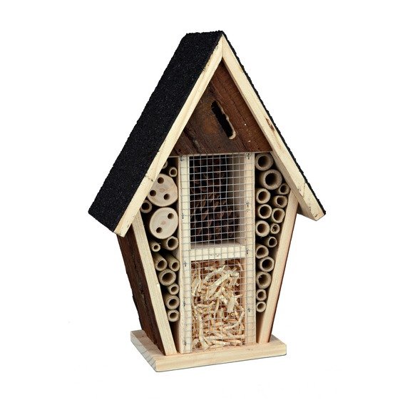 Natural Living hotel pro hmyz 21 x 31 x 11 cm přírodní dřevo