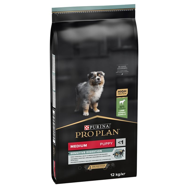 Purina Pro Plan Medium Puppy Sensitive Digestion jehněčí 12 kg