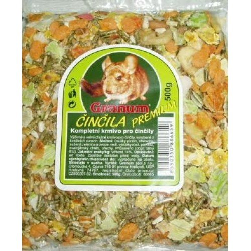 Granum - premium pro činčily, 500g