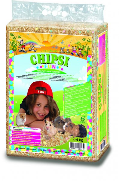 CHIPSI FUN lisované hobliny s barevn. pap.vločkami 60 L/4 kg