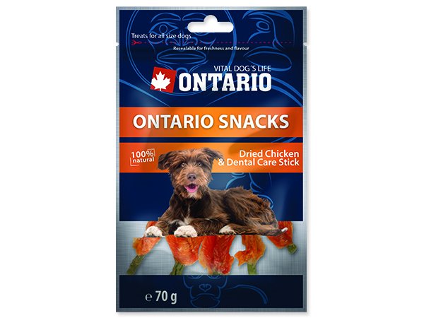 ONTARIO Snack Chicken Dental stick 70g