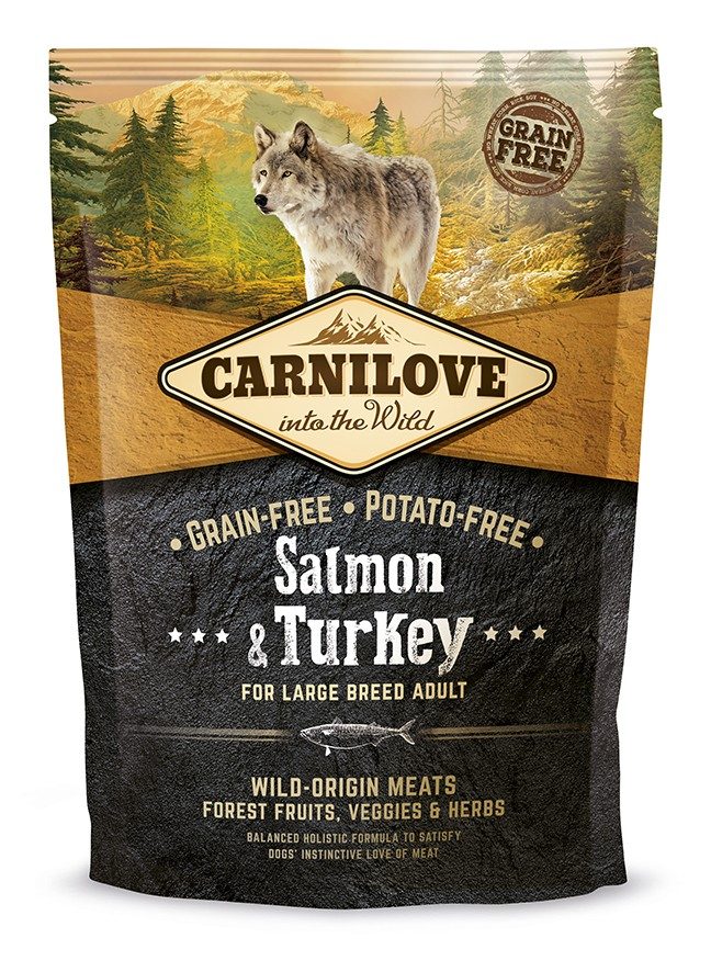 Carnilove Dog Salmon & Turkey for LB Adult  1,5kg