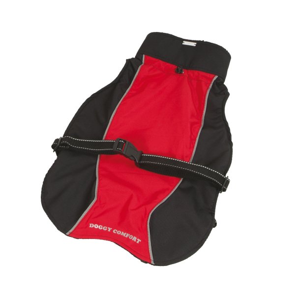 Pláštěnka Doggy Comfort BIG - červená (L1)
