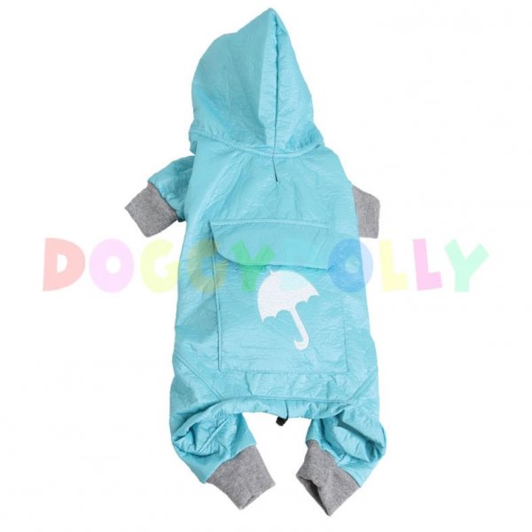 Lehká pláštěnka Doggydolly modrá XXS
