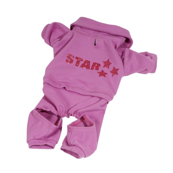 Teplákovka límec star - fialová XXL