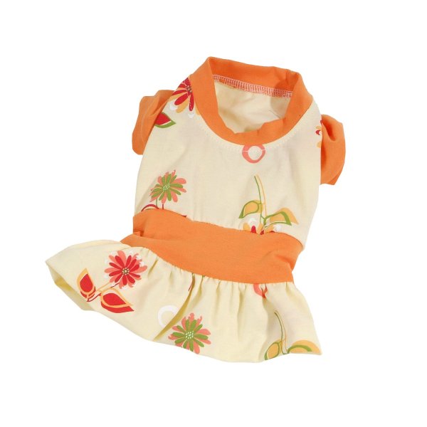 O´lala Pets Šaty Summer oranžová XS