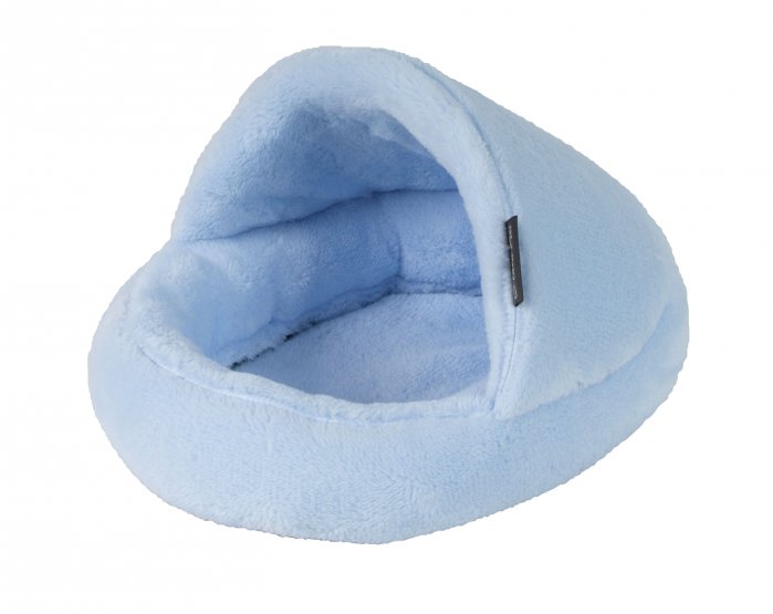 Pelíšek hlodavci Papuče A04 světle modrá