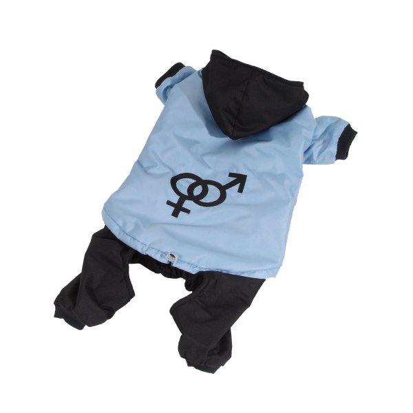 Kombinéza odepínatelné nohavice - modrá L