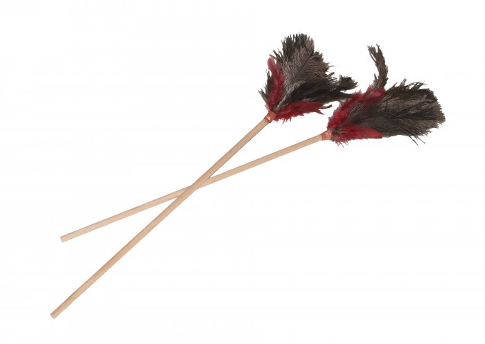 Mávátko pštros barevné 55 cm